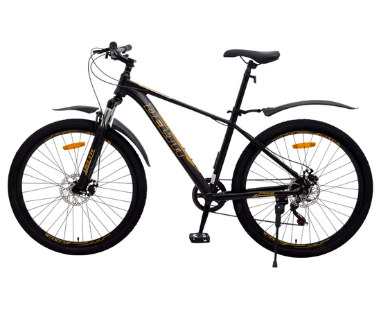 Велосипед Delta Prime 27.5 (чёрный/золотой), Цвет: черный, Размер рамы: 15", изображение 3