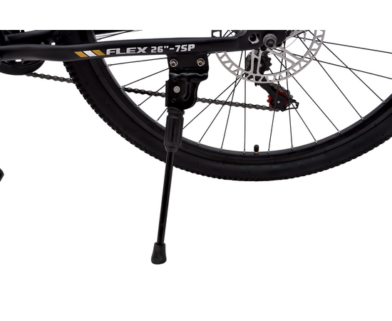 Велосипед Delta Flex 26 (чёрный/золотой), Цвет: жёлтый, Размер рамы: 14", изображение 14
