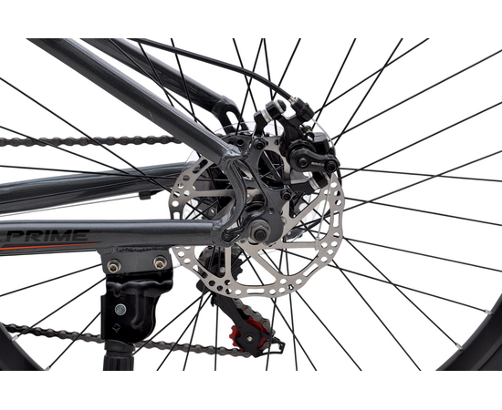 Велосипед Delta Prime 27.5 (серый), Цвет: серый, Размер рамы: 15", изображение 10