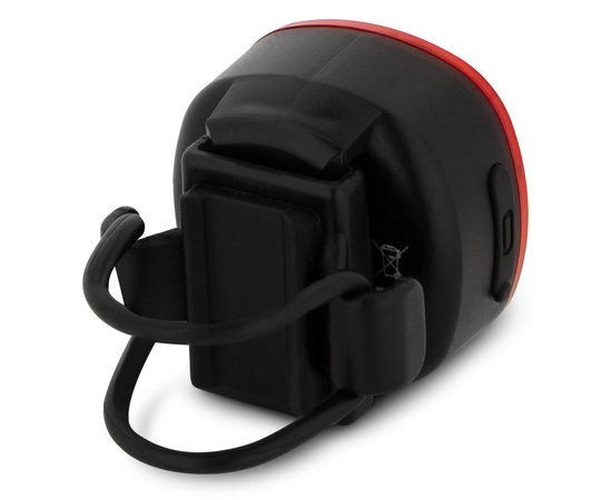 Фонарь велосипедный CLUXX Visioner 25 (Black/Red), изображение 3