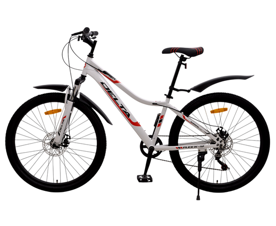 Велосипед Delta Flex 26 (белый), Цвет: белый, Размер рамы: 14", изображение 3