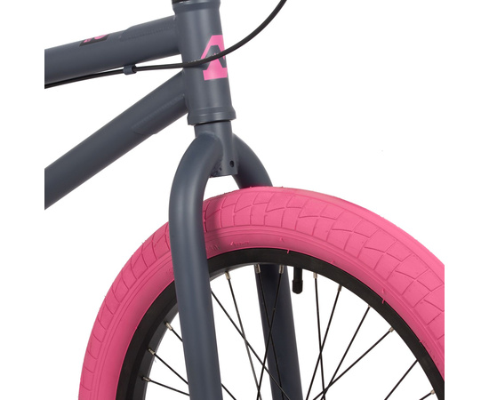 Велосипед Novatrack 20" BMX JUPITER (тёмно серо-розовый), изображение 4