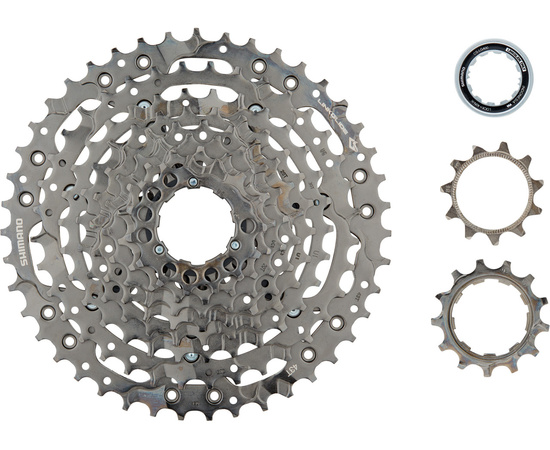 Кассета Shimano CUES CS-LG400 (10 ск., 11-43T), Цвет: графитовый, Количество зубьев: 11-43, изображение 4