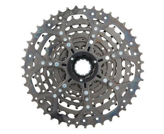 Кассета Shimano CUES CS-LG400 (10 ск., 11-43T), Цвет: графитовый, Количество зубьев: 11-43, изображение 5