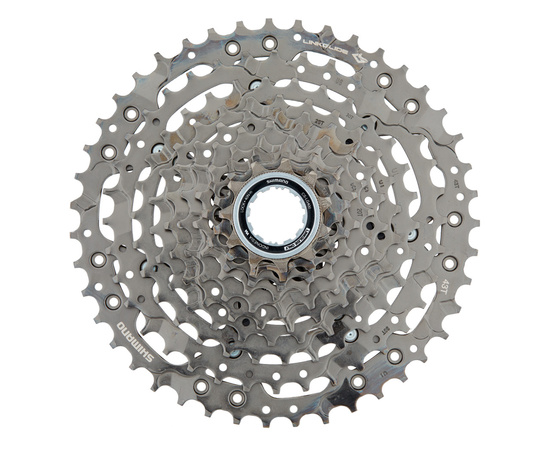 Кассета Shimano CUES CS-LG400 (10 ск., 11-43T), Цвет: графитовый, Количество зубьев: 11-43, изображение 3