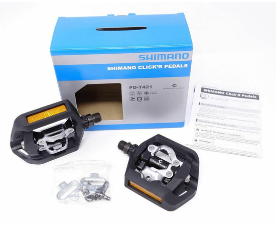 Педали Shimano PD-T421 (чёрный), изображение 6
