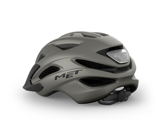 Велошлем Met Crossover (Titanium), Цвет: серый, Размер: 52-59, изображение 3