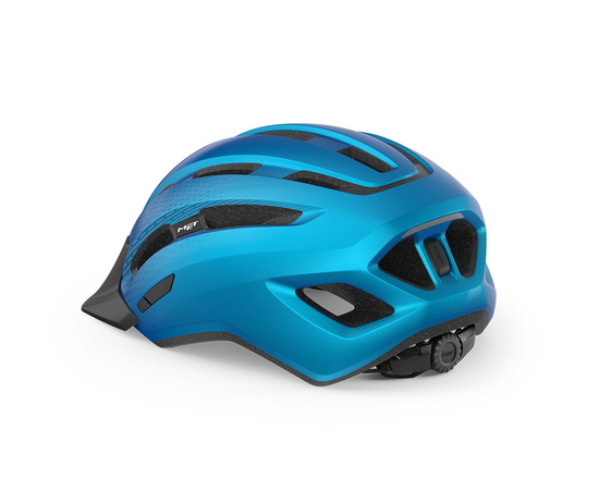 Велошлем Met Downtown (Blue), Цвет: синий, Размер: 52-58, изображение 3