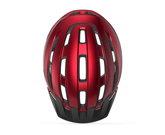 Велошлем Met Downtown (Red), Цвет: красный, Размер: 52-58, изображение 4