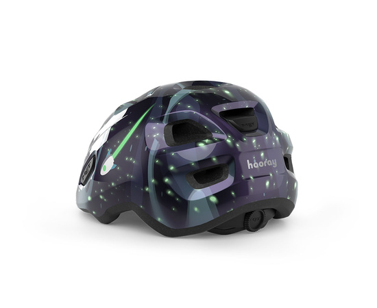 Велошлем детский Met Hooray (Space/Glow), Цвет: фиолетовый, Размер: 52-55, изображение 4
