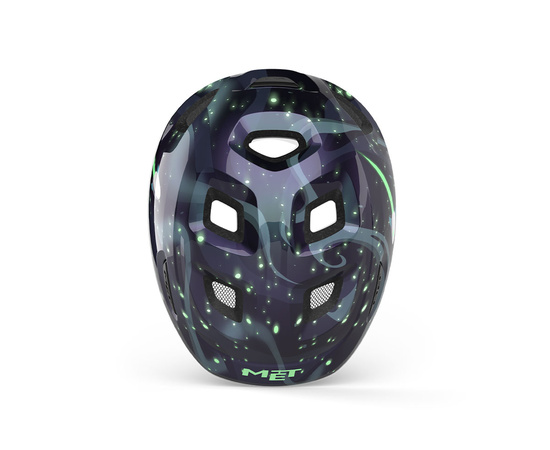 Велошлем детский Met Hooray (Space/Glow), Цвет: фиолетовый, Размер: 52-55, изображение 5