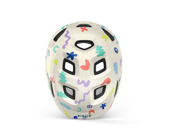 Велошлем детский Met Hooray (Icons), Цвет: бежевый, Размер: 52-55, изображение 4