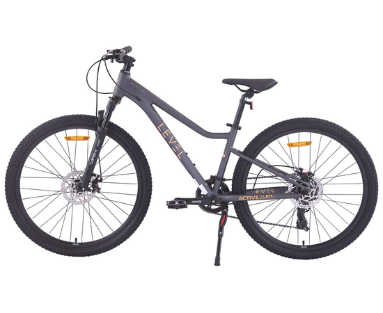 Велосипед Level Active 26 (серый матовый), Цвет: серый, Размер рамы: 14", изображение 4