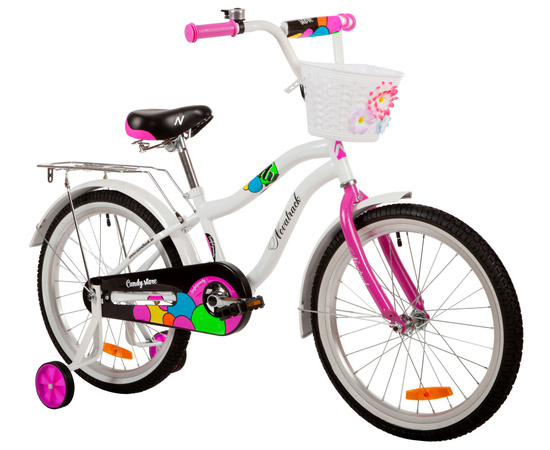 Велосипед Novatrack 20" Candy (белый), Цвет: белый, изображение 8