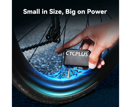 Миниатюрный электрический насос для велосипеда Cycplus AS2, изображение 7