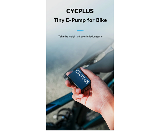 Миниатюрный электрический насос для велосипеда Cycplus AS2, изображение 8
