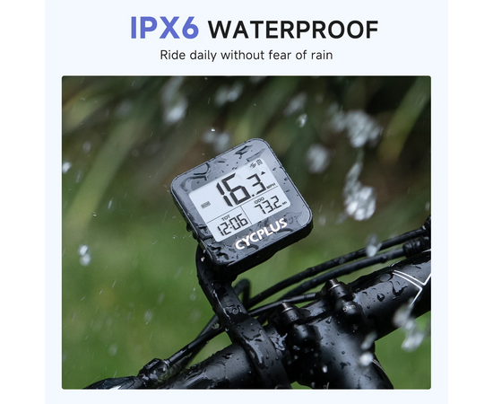 Беспроводной велокомпьютер Cycplus G1 Mini с GPS, изображение 14