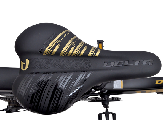 Велосипед Delta Flex Pro 24 (чёрно-золотой), Цвет: жёлтый, Размер рамы: 12", изображение 14