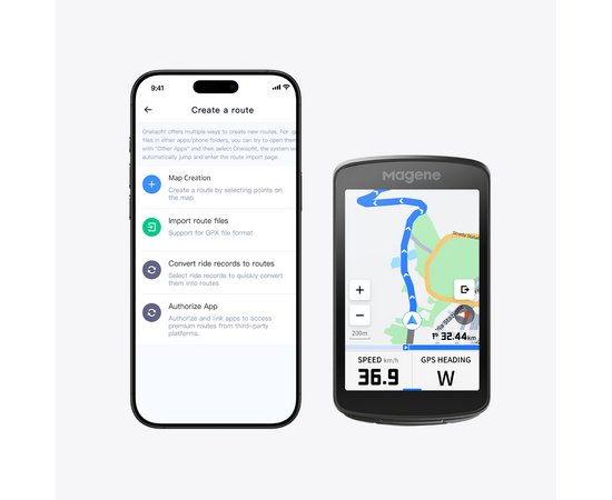 Велокомпьютер Magene C706 (с GPS, тип BI, чёрный), изображение 8