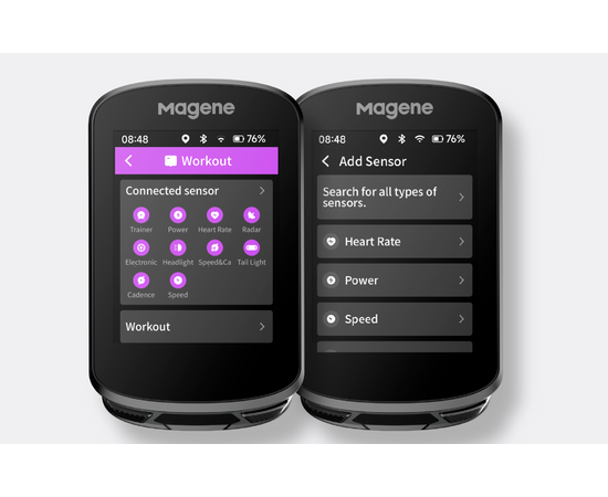 Велокомпьютер Magene C506 (с GPS, тип BI), изображение 14