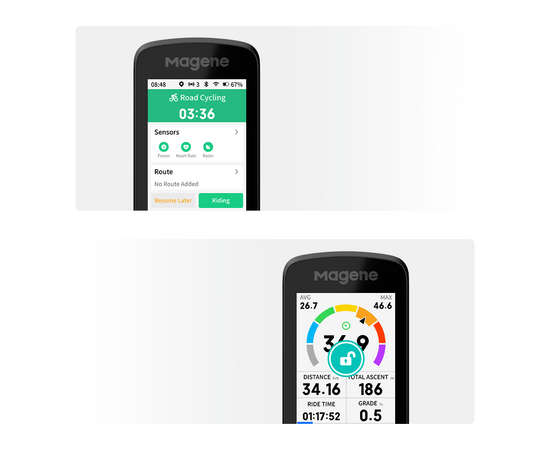 Велокомпьютер Magene C606 Pro (с GPS, тип BI, чёрный), изображение 34