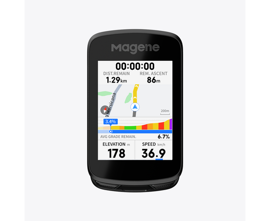 Велокомпьютер Magene C606 Pro (с GPS, тип BI, чёрный), изображение 9