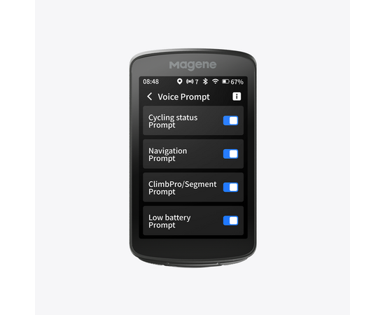 Велокомпьютер Magene C706 (с GPS, тип BI, чёрный), изображение 9