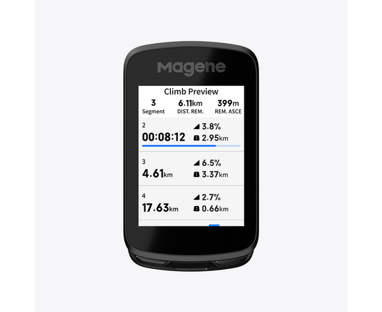 Велокомпьютер Magene C606 Pro (с GPS, тип BI, чёрный), изображение 10