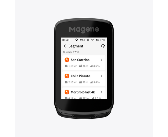 Велокомпьютер Magene C606 Pro (с GPS, тип BI, чёрный), изображение 12