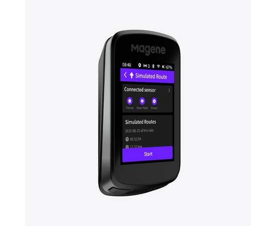 Велокомпьютер Magene C606 Pro (с GPS, тип BI, чёрный), изображение 14