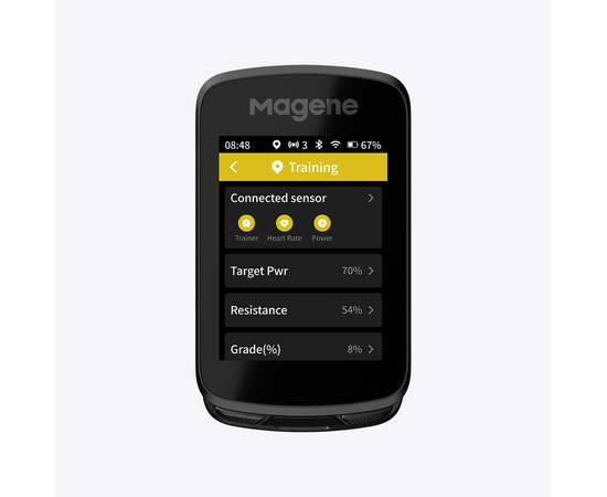 Велокомпьютер Magene C606 Pro (с GPS, тип BI, чёрный), изображение 15