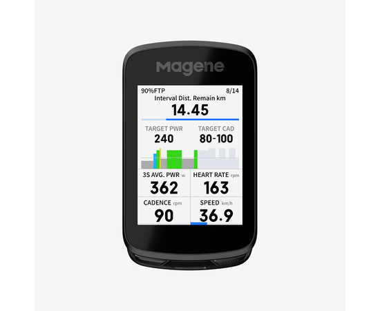 Велокомпьютер Magene C606 Pro (с GPS, тип BI, чёрный), изображение 17