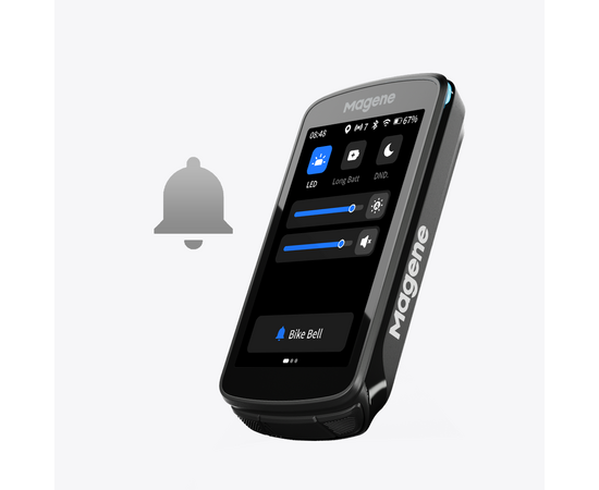 Велокомпьютер Magene C706 (с GPS, тип BI, чёрный), изображение 21