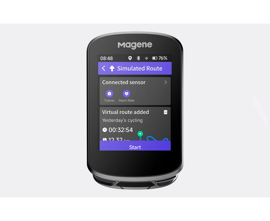 Велокомпьютер Magene C506 (с GPS, тип BI), изображение 12