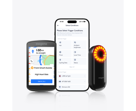 Велокомпьютер Magene C706 (с GPS, тип BI, чёрный), изображение 23