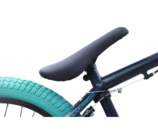 Велосипед Stark'25 Madness BMX 2 (темно-еловый матовый/голубой/голубой), Цвет: синий, изображение 4