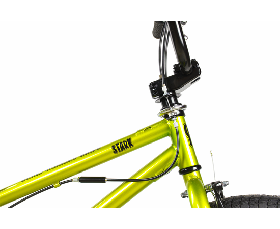 Велосипед Stark'25 Madness BMX 2 (ярко-зеленый/черный/черный), Цвет: жёлтый, изображение 3
