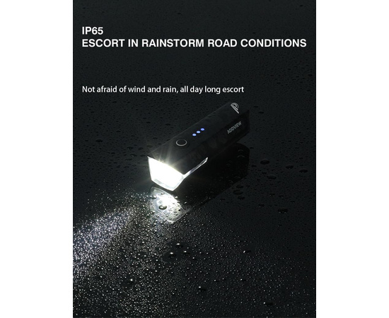 Фонарь передний ADDVIEW CORVUS NANO (чёрный), изображение 9