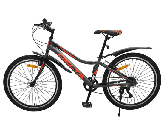 Велосипед Delta Flex 24 (серый), Цвет: серый, Размер рамы: 12", изображение 3