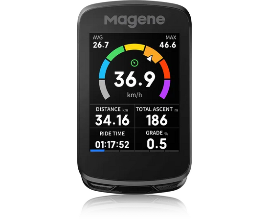 Велокомпьютер Magene C606 V2 (с GPS, тип BI, чёрный), изображение 5