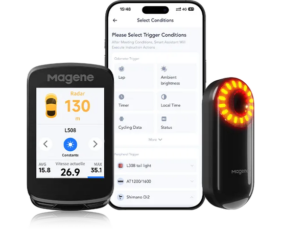 Велокомпьютер Magene C606 V2 (с GPS, тип BI, чёрный), изображение 8