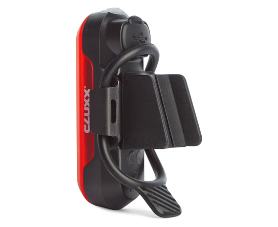 Фонарь велосипедный CLUXX Visioner 50 (чёрный/красный), изображение 3