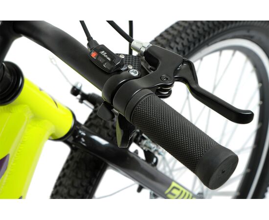 Подростковый велосипед Forward TWISTER 24 1.0 (зелёный/фиолетовый), Цвет: жёлтый, Размер рамы: 12", изображение 6