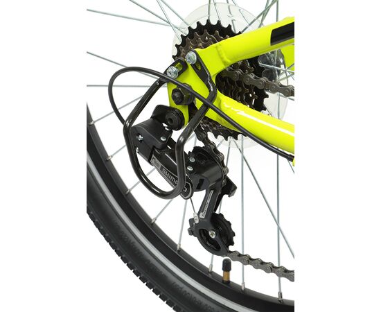 Подростковый велосипед Forward TWISTER 24 1.0 (зелёный/фиолетовый), Цвет: жёлтый, Размер рамы: 12", изображение 3