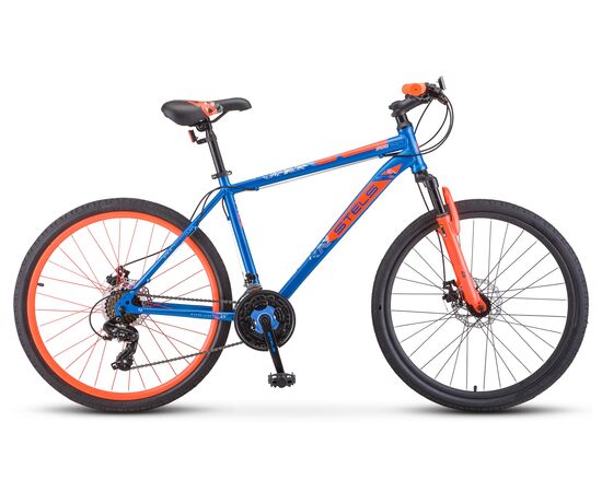 Велосипед Stels Navigator 500 MD 26" (синий/красный), Цвет: Синий, Размер рамы: 20"