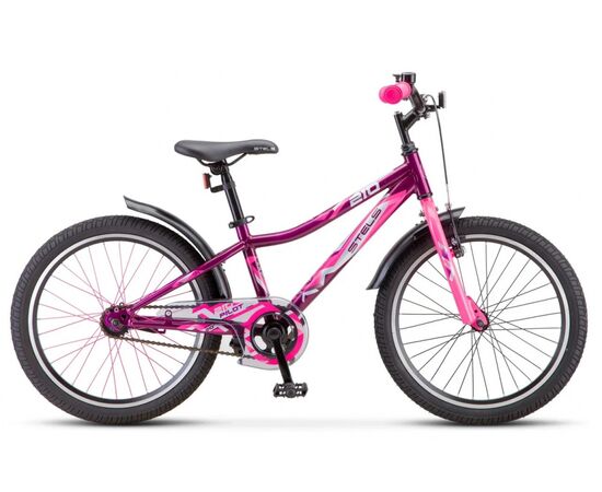 Детский велосипед Stels Pilot 210 Lady 20" (фиолетовый/розовый)