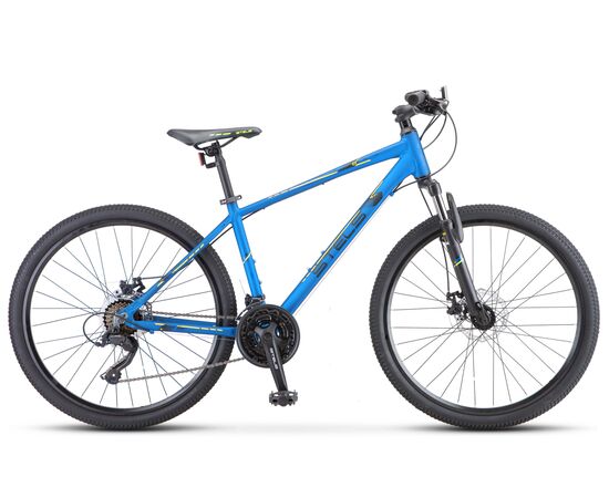 Велосипед Stels Navigator 590 MD 26" (синий/салатовый), Цвет: голубой, Размер рамы: 16"