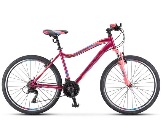 Велосипед Stels Miss 5000 V 26" (вишневый/розовый), Цвет: красный, Размер рамы: 18"