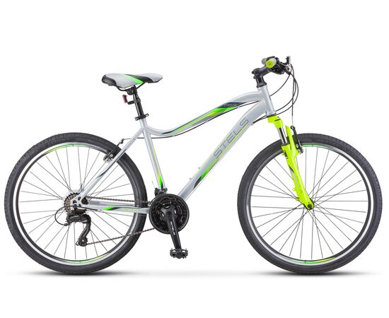 Велосипед Stels Miss 5000 V 26" (серый/салатовый), Цвет: Серый, Размер рамы: 16"