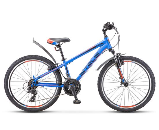 Подростковый велосипед Stels Navigator 400 V 24" (синий), Цвет: Синий, Размер рамы: 12"